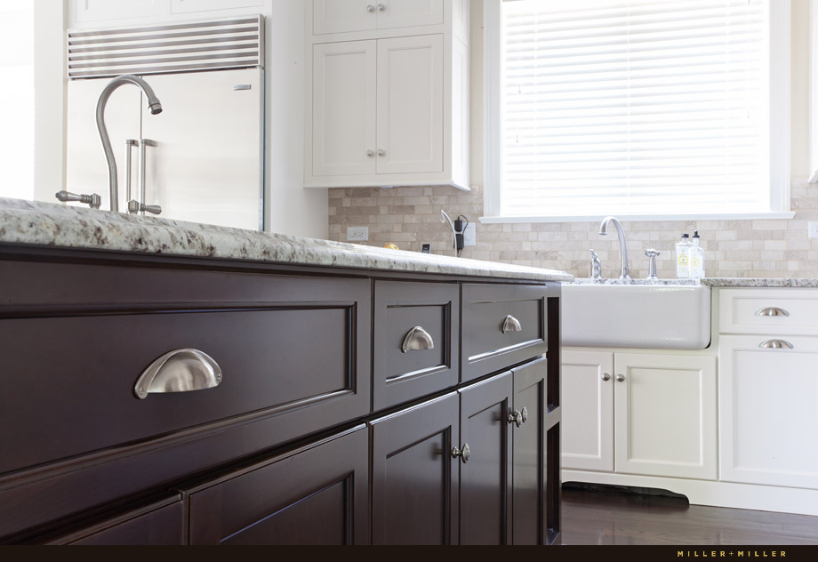 Clarendon Hills home transitional kitchen farmhouse sink realtor