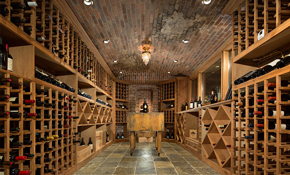 chicago luxury wine cellar photography