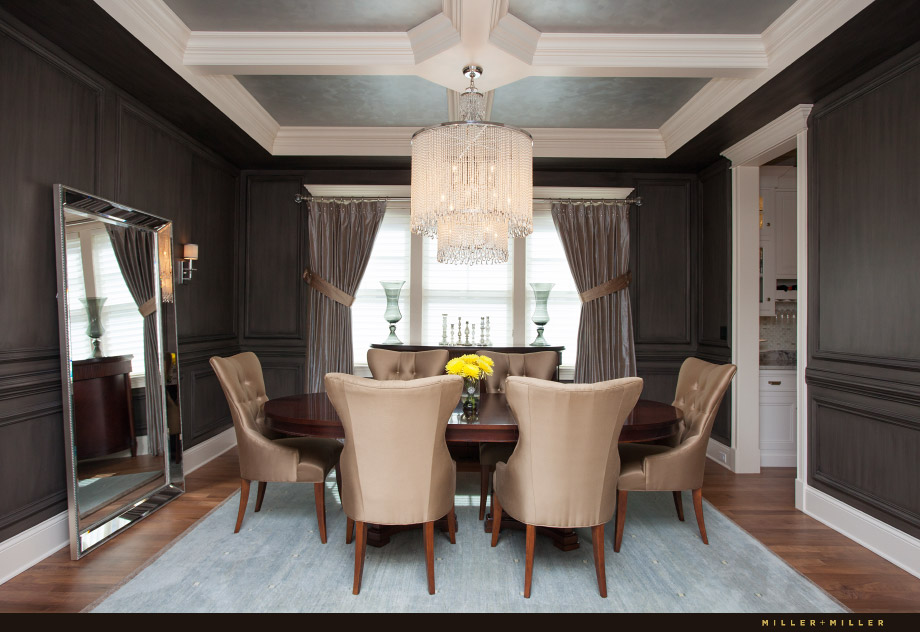 modern luxury dining room barrington hills