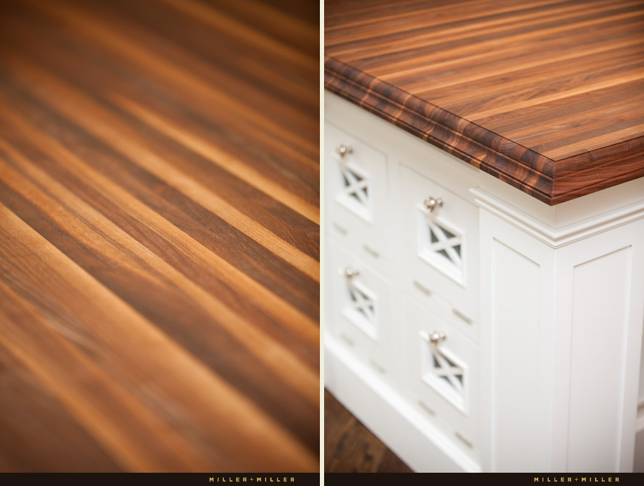 custom built kitchens wood countertop